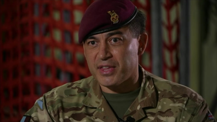 British commander describes 'desperate' scenes faced by troops in Kabul