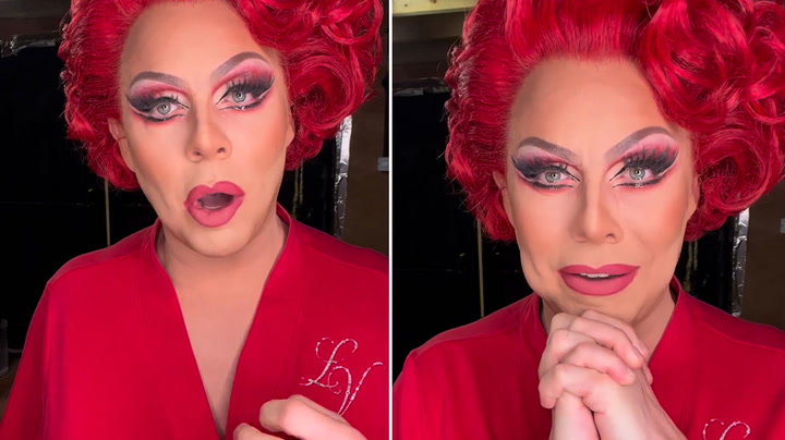 Drag star La Voix makes tearful appeal after tour van and equipment stolen