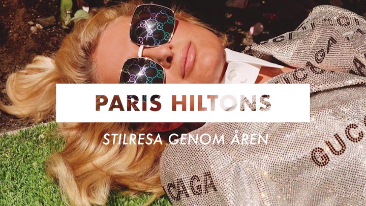 Paris Hiltons stilresa genom åren