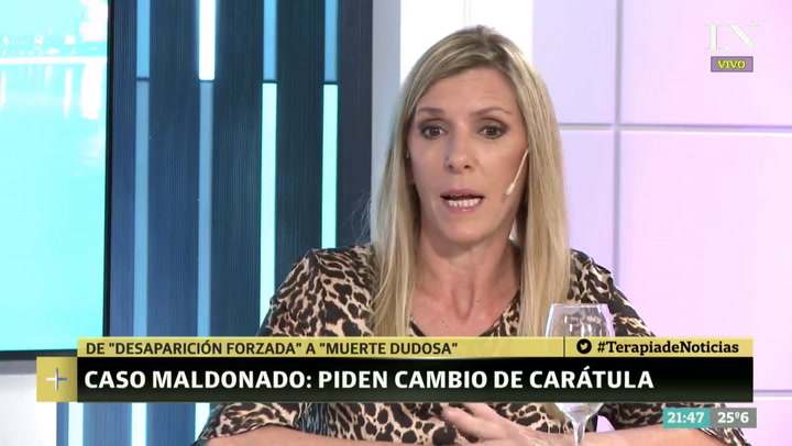 Elisa Carrió analiza el caso Maldonado para denunciar a testigos falsos