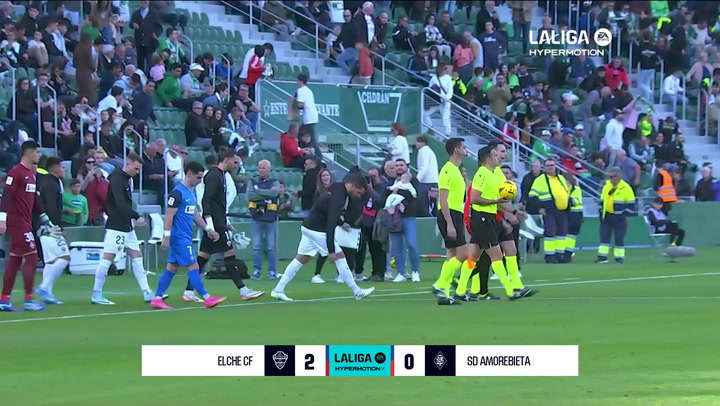 Elche 2-0 Amorebieta: resumen y goles | LaLiga Hypermotion (J17)