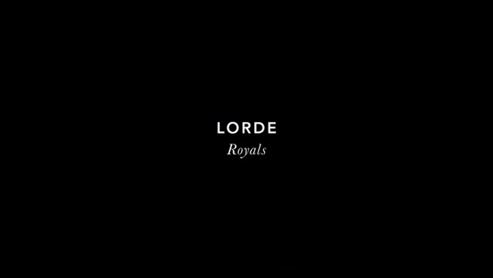 Lorde - Royals - Fuente: YouTube