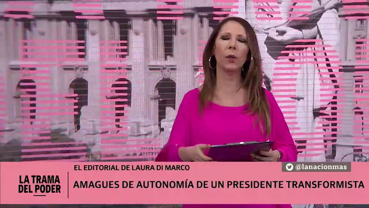 Laura Di Marco - Amagues de autonomía de un presidente transformista - Editorial
