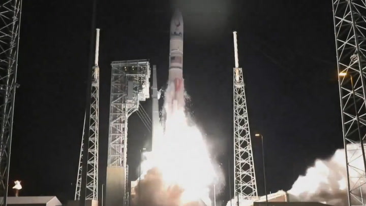 Vulcan rocket launched into space in first US moon mission since Apollo