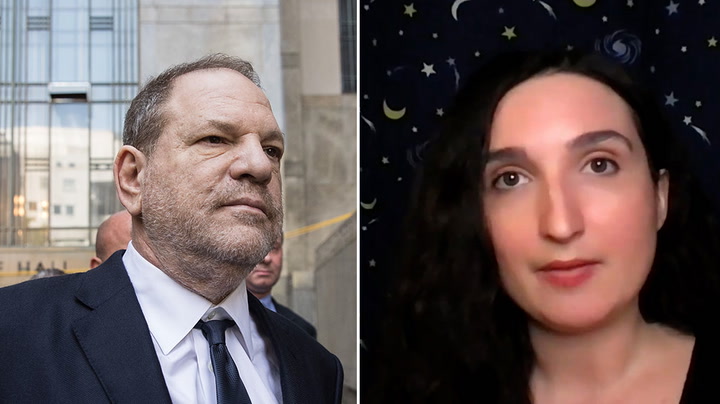 Weinstein accuser says overturned conviction is 'devastating but unsurprising'.mp4
