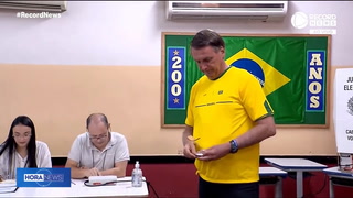 Elecciones en Brasil: Jair Bolsonaro votó en Río de Janeiro