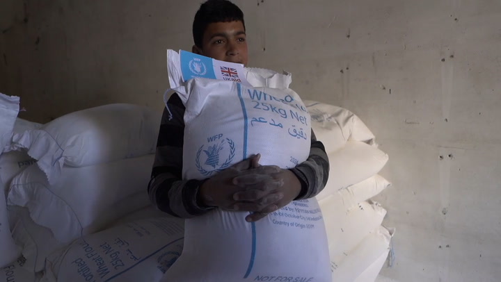 UK's largest delivery of aid reaches Gaza