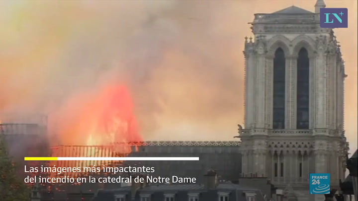 Incendio en Notre Dame: las imágenes más impactantes de las llamas en la catedral