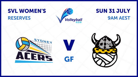 31 July - Sydney Volleyball League Womens - Finals - Sydney Acers v Illawarra