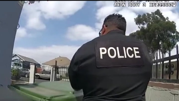 Video shows aftermath of police fatally shooting man armed with toy gun in LA