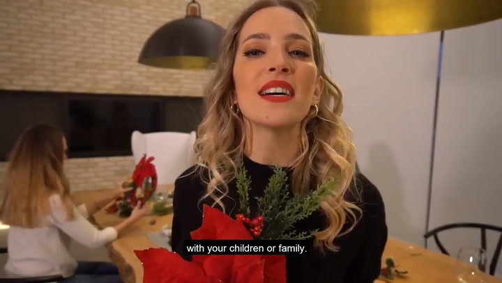 Luisana Lopilato y su decoración de Navidad - Fuente: YouTube
