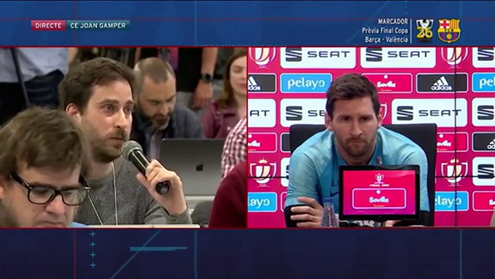 Messi habla sobre su lesión en el pubis - Fuente: FC Barcelona