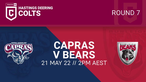 Central Queensland Capras U20 - HDC v Burleigh Bears U20 - HDC