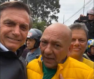 Caravana de motos por Bolsonaro en la previa a las elecciones de Brasil