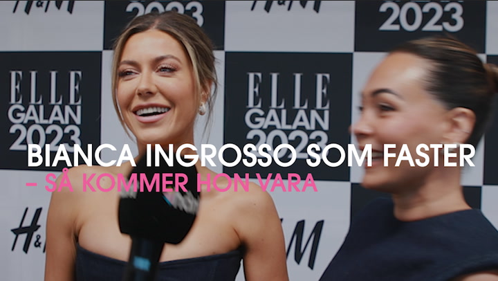 Bianca Ingrossos stora lycka – så kommer hon vara som faster