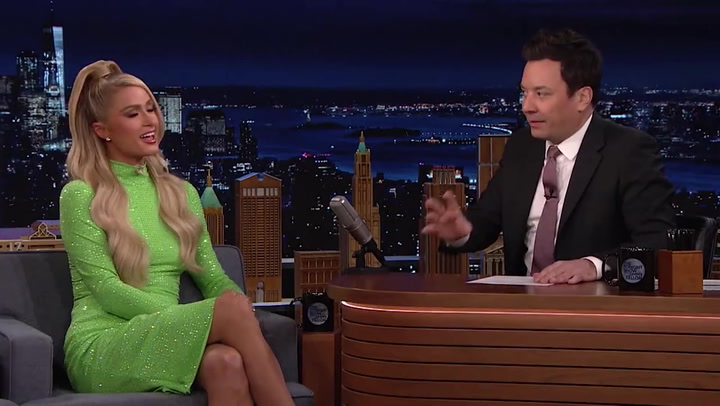 Paris Hilton surprises Tonight Show audiences by giving out NFTs