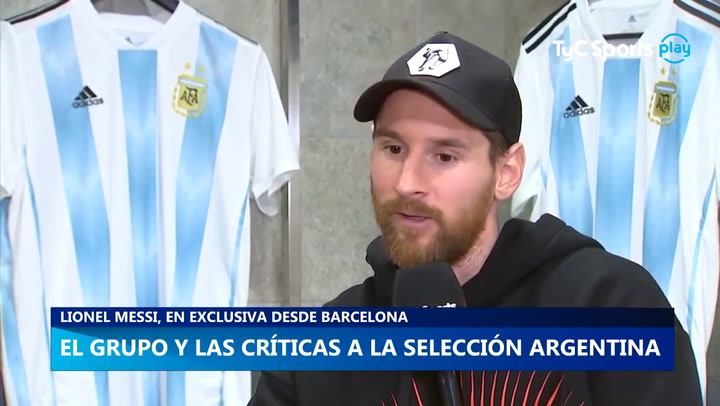 Messi: 'Si nos va mal, tenemos que desaparecer todos de la selección'