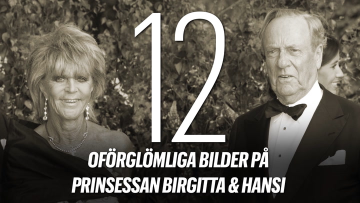 12 oförglömliga bilder på prinsessan Birgitta & Hansi!