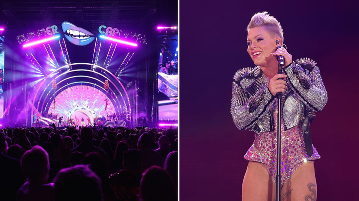 Pink pauses Sydney concert after woman goes into labor