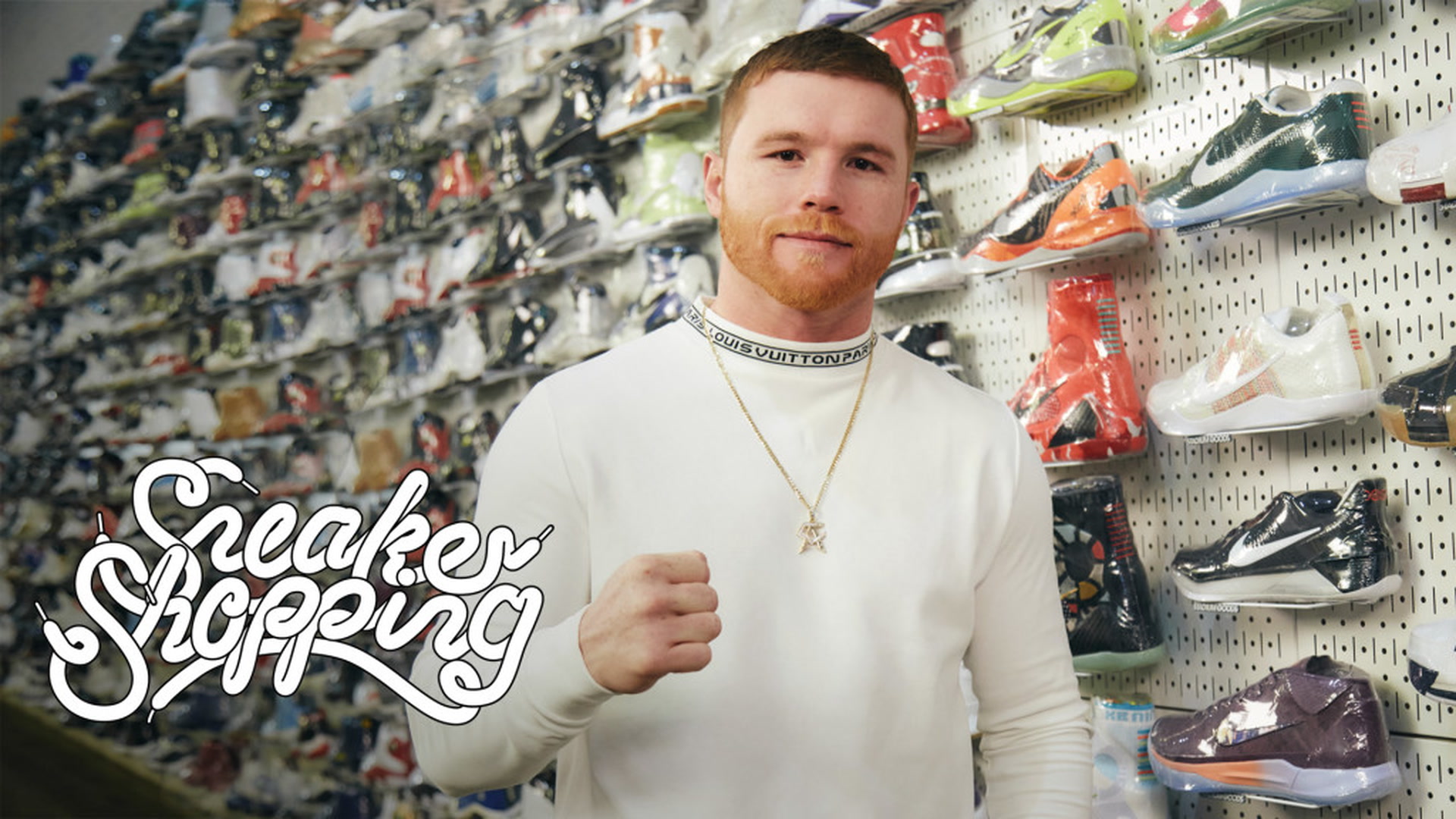 Complex Sneakers on X: .@Canelo has been after the Louis Vuitton x Supreme  hoodie for a while, and he finally got to cop it on Sneaker Shopping.  Watch:   / X