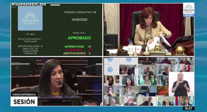Video. Senado: con acusaciones a Cristina Kirchner, la oposición abandonó la sesión
