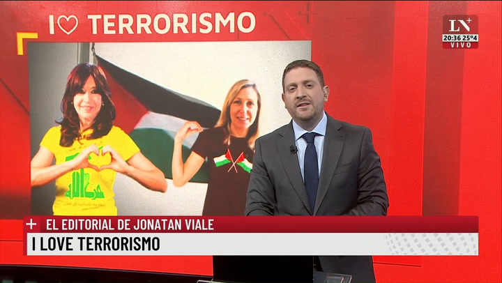 Jony Viale: "I love terrorismo"