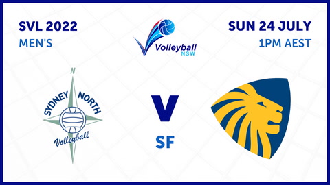24 July - Sydney Volleyball League - SF - Sydney North v University of Sydney