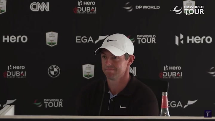 Watch: Rory Mcllroy reacts to question about Patrick Reed feud