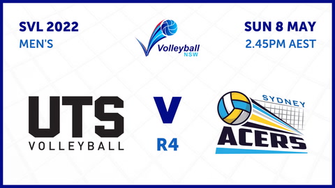 8 May - Sydney Volleyball League - R4 - UTS Black v Sydney Acers