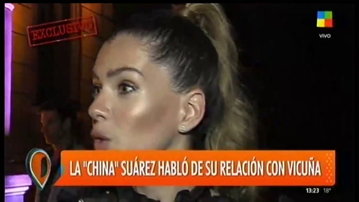 La China Suárez habló sobre su casamiento con Benjamín Vicuña - Fuente: AmericaTV