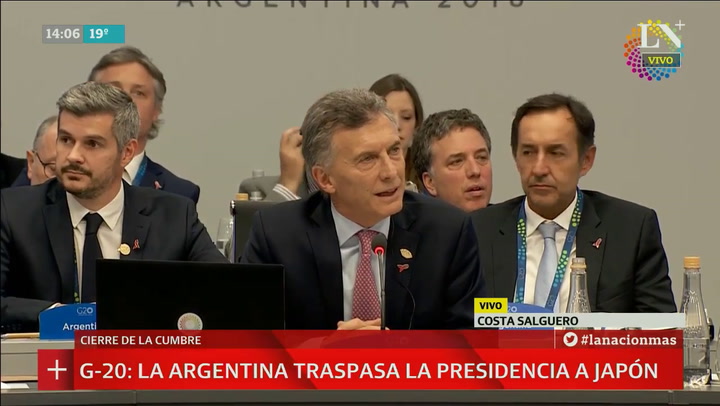 Mauricio Macri anunció un documento consensuado en la Cumbre del G-20