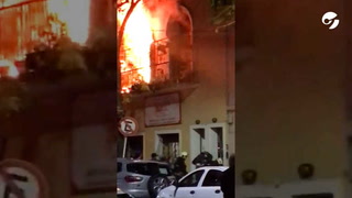 Incendio en un geriátrico en Villa Urquiza
