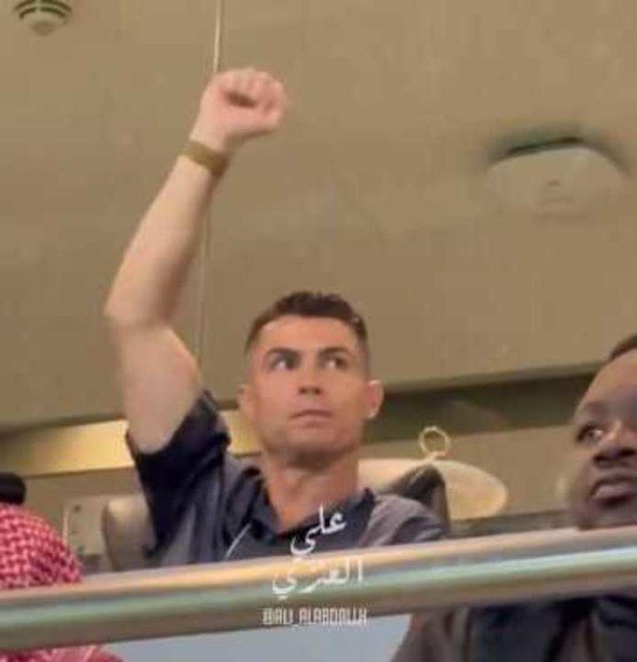 La reacción de Cristiano Ronaldo