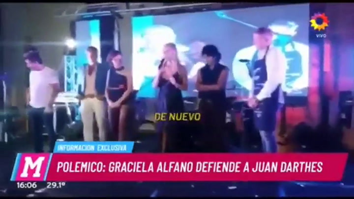 En un evento público Graciela Alfano felicitó a Fernando Burlando por defender a Juan Darthés - Fuen