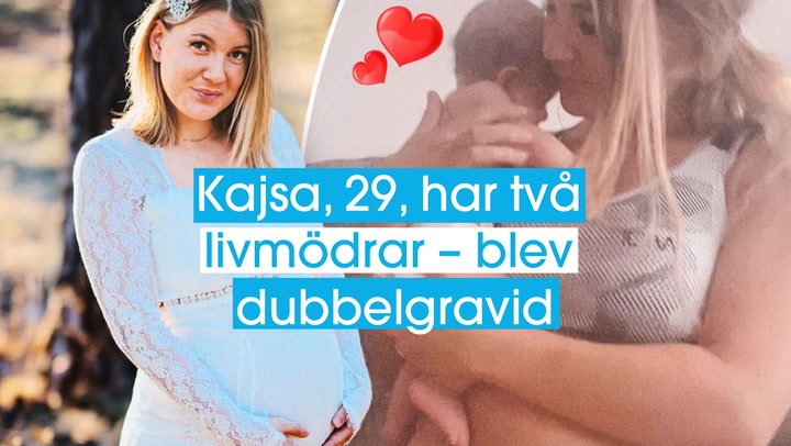 Kajsa, 29, har två livmödrar – blev dubbelgravid