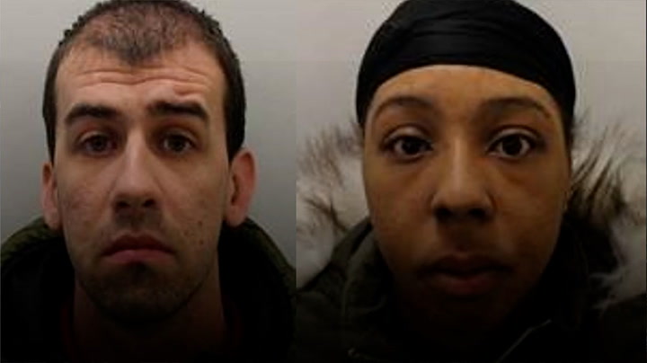 ‘Monstrous’ couple jailed after baby died with more than 65 broken bones