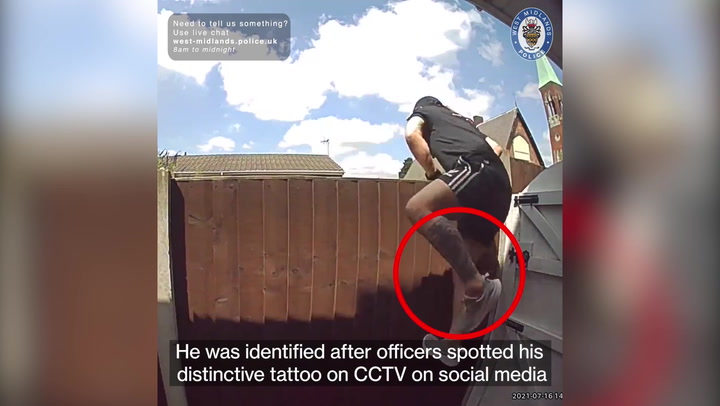 Prolific burglar jailed after cops recognised distinctive leg tattoo on CCTV