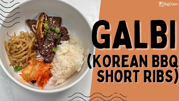 Galbi (Korean-Style BBQ Short Ribs)