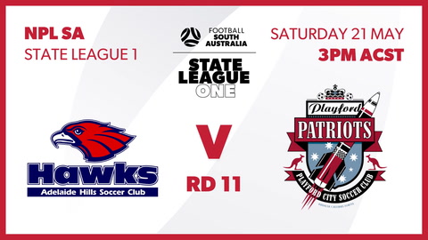 Adelaide Hills Hawks SC - SA NPL 2 v Playford City Patriots - NPL SA 2