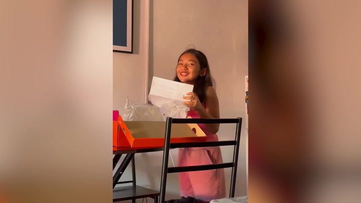 Young girl gifted Lionel Messi-signed shirt by Inter Miami in heartwarming video