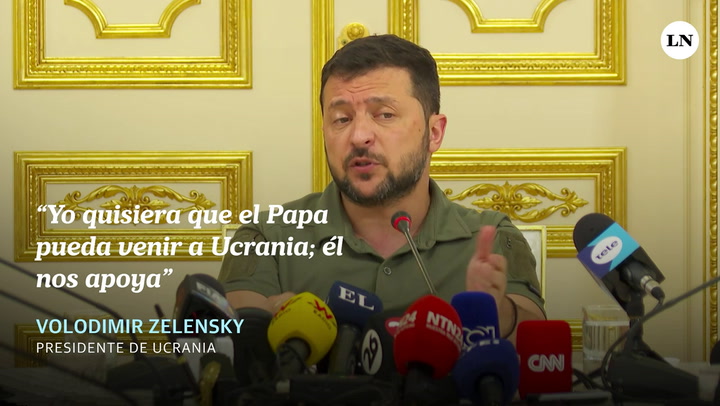 Entrevista con Volodimir Zelensky: “Yo quisiera que el Papa pueda venir a Ucrania; él nos apoya”