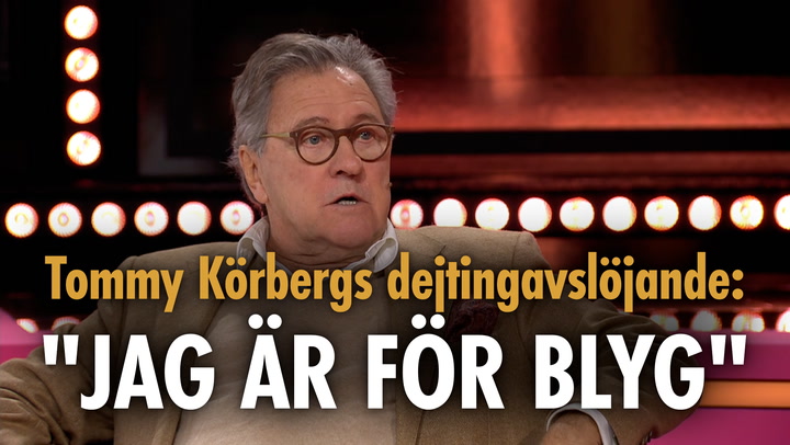 Tommy Körbergs dejtingavslöjande: ”Jag är för blyg”