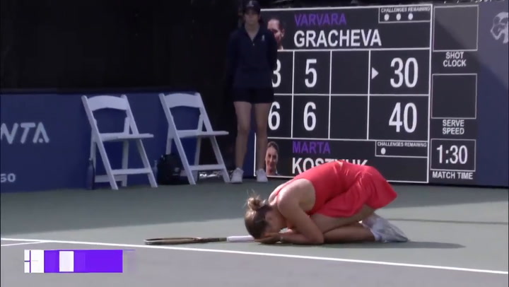 Marta Kostyuk, la tenista ucraniana que ganó el título en Austin y no saludó a su rival rusa Varvara