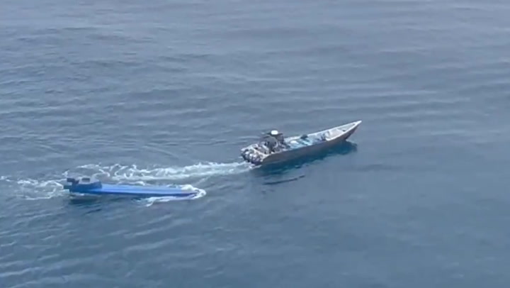 Boat packed with 625kg of cocaine seized off Panama coast by border control