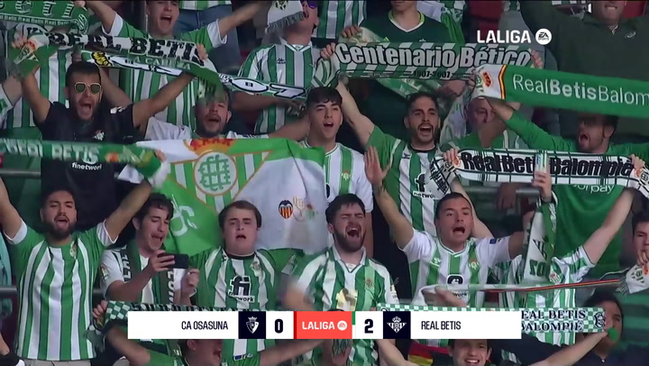 Osasuna 0-2 Betis: resumen y goles | LaLiga EA Sports (J34)