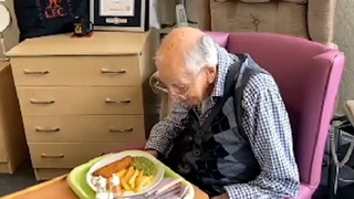 World’s oldest man credits weekly fish and chips as secret to old age