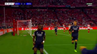 Vinicius vuelve a marcar y le da empate a Real Madrid sobre Bayern Múnich