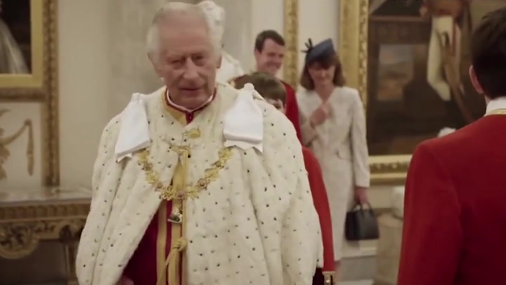 King Charles jokes 'I can fly' in never-seen-before Coronation footage