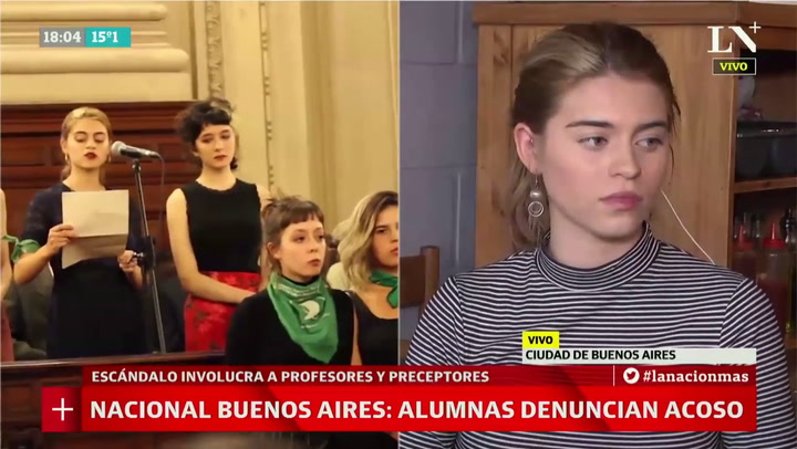 Alumnas del Colegio Nacional Buenos Aires denuncian acoso