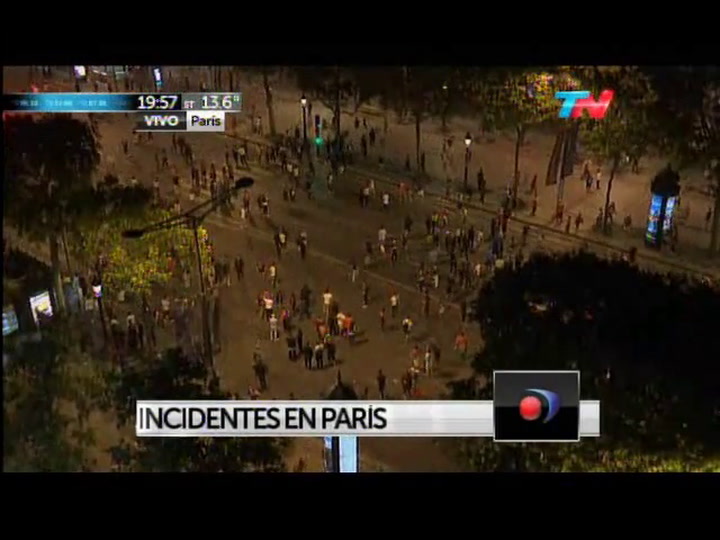 Eurocopa: incidentes en Paris